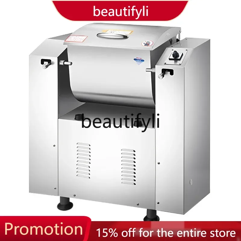 

A61 Commercial Multifunctional Large Capacity Dough Kneading Machine Fully Automatic Stainless Steel Flip Cover Dough Mixer