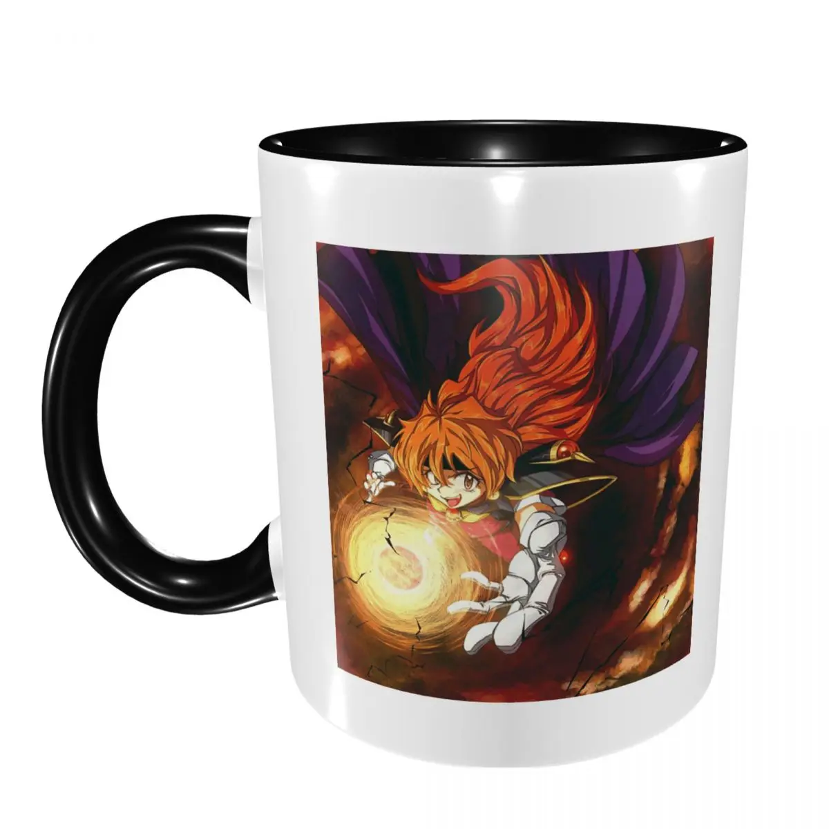 Lina Inverse Dragon Slave Slayers Mug Funny Ceramic Coffee Cups Tea Mugs Milk Cup Drinkware Gift for Woman Man