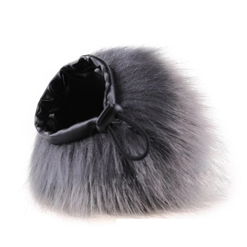 

02DD Outdoor Furry Windscreen Windshield Cover Muff for Zoom H1N Handy Recorder