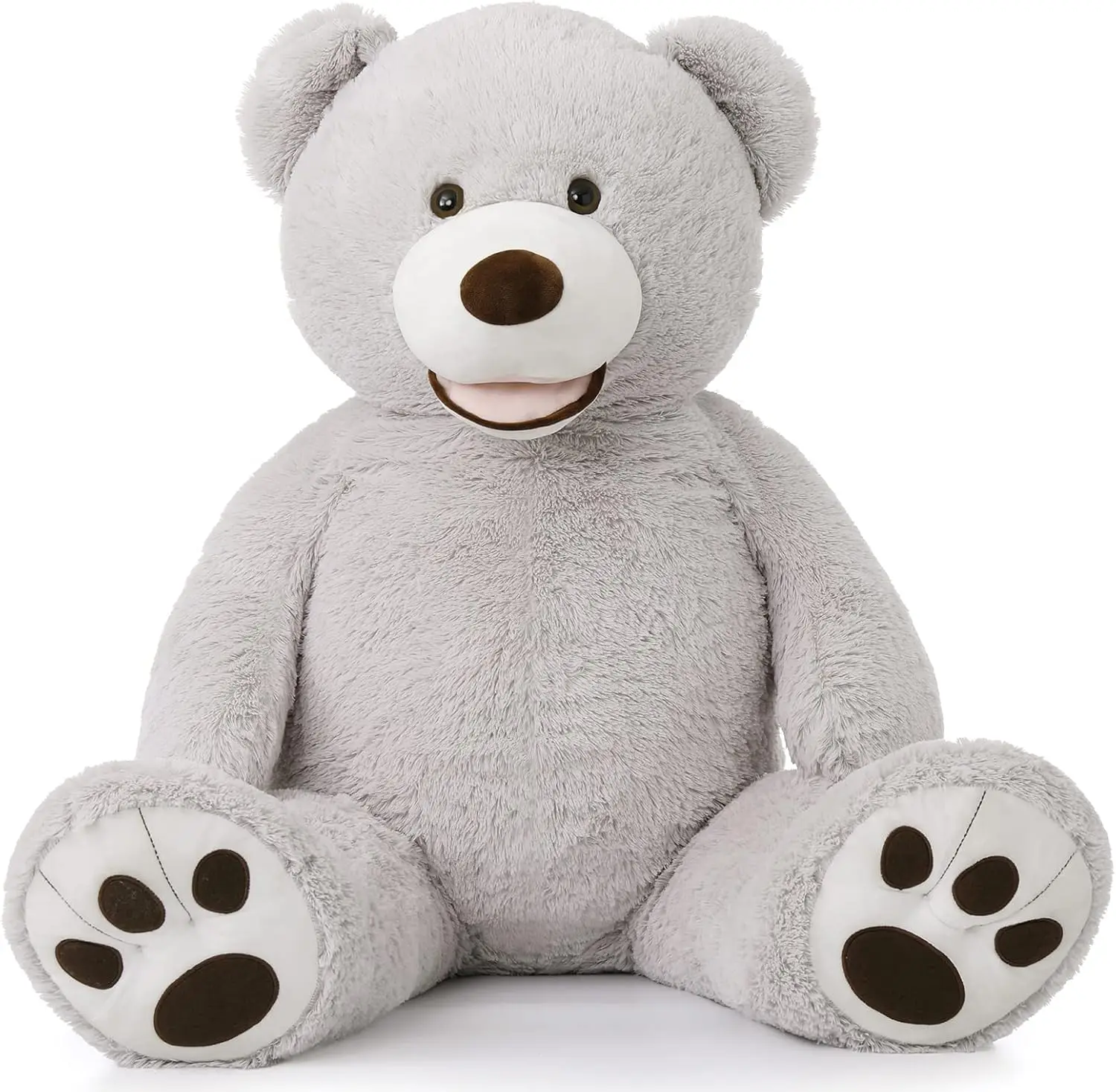 

MorisMos Giant Teddy Bear 4.3 Feet Stuffed Animals, Large Teddy Bear Plush with Big Footprints Gifts for Kids on Christmas