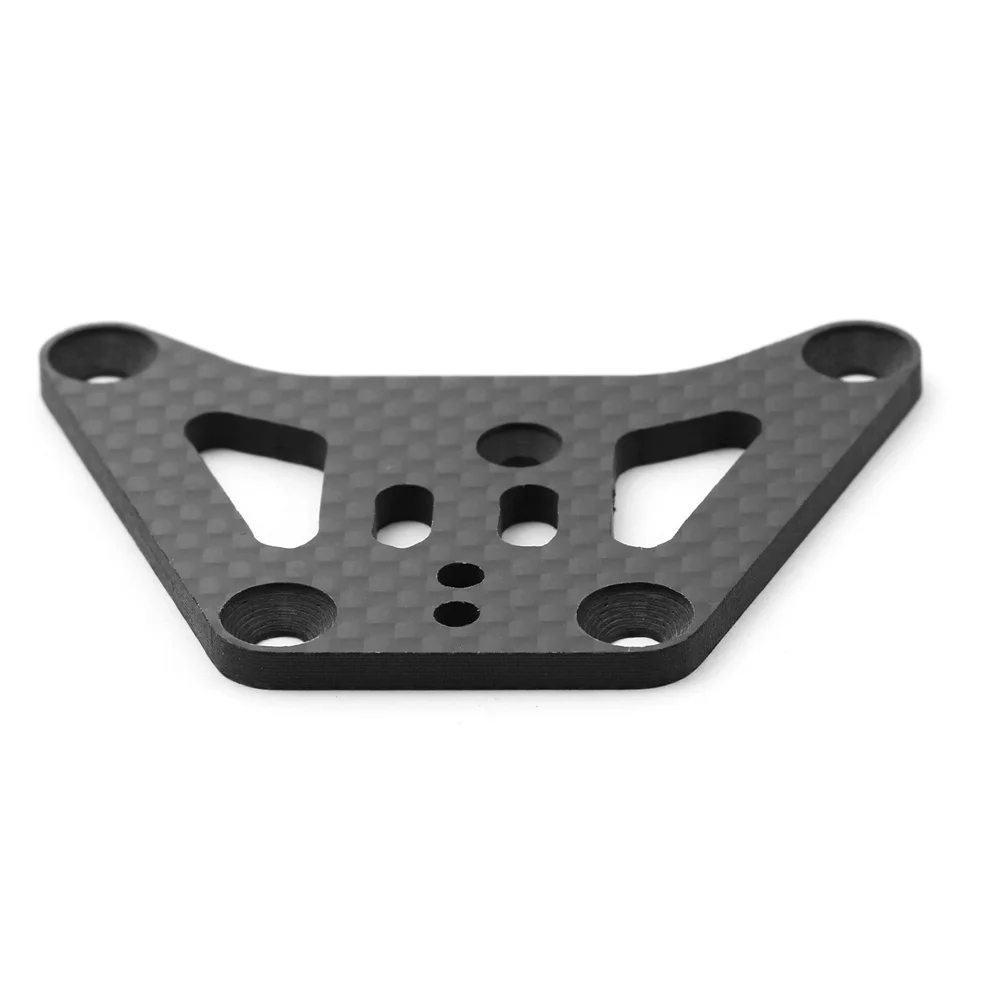 For Kyosho MP10 TO-213-MP10 Black Carbon Fiber Upper Plate LY90 RC Car Upgrade Parts Accessories