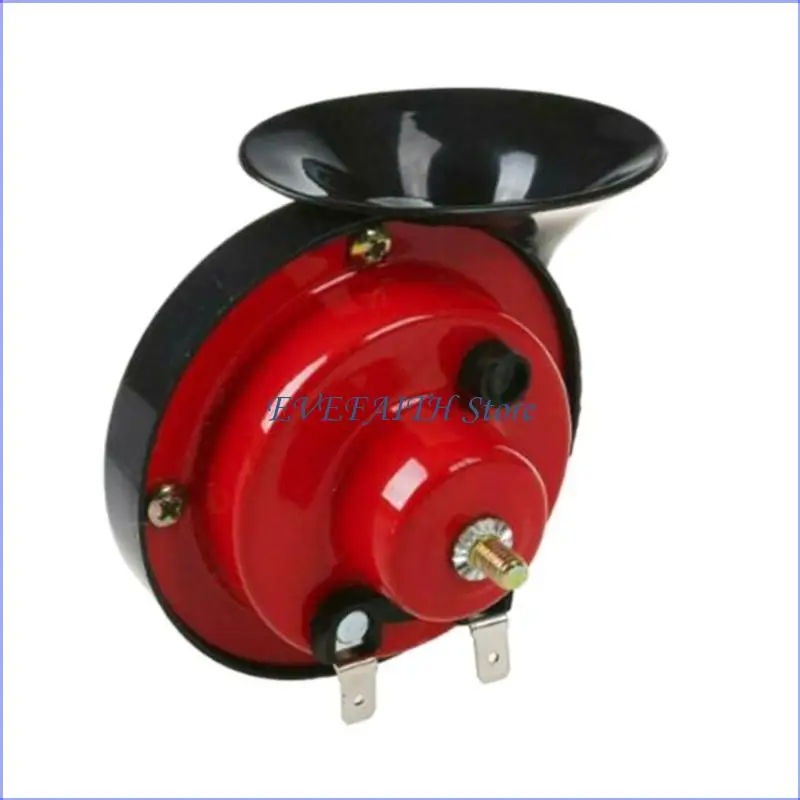 124B 5A 30W 115db Super Loud Train Horn for Truck Boats for Cars Air Electric Snail Horns 12V Waterproof Double Tone Raging S