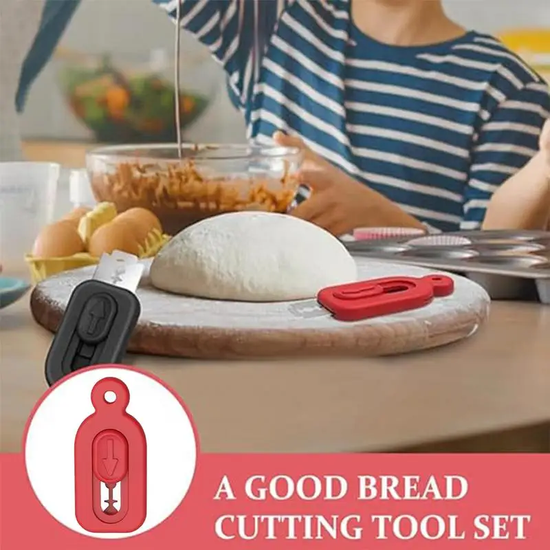 Bread Baking Tools Scraper Baking Dough Scrap Scraper Ergonomic Design Bread Scoring Carving Tools For Various Types Of Pies