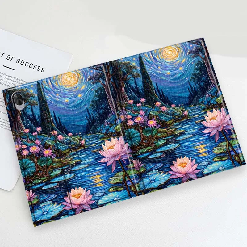 Moon Lotus Light For Huawei MediaPad 11 M5 M6 ES Pro M5Lite Honor Pad V7 V8 X7 X8 X9 GT Pro Tab Tablet Case Soft