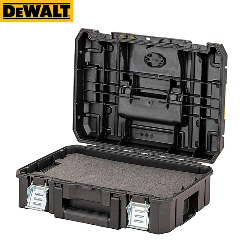 DEWALT DWST83345-1 Stackable Toolbox IP54 Portable Hardware Box TSTAK 2.0 Case Built In Foam Cushion