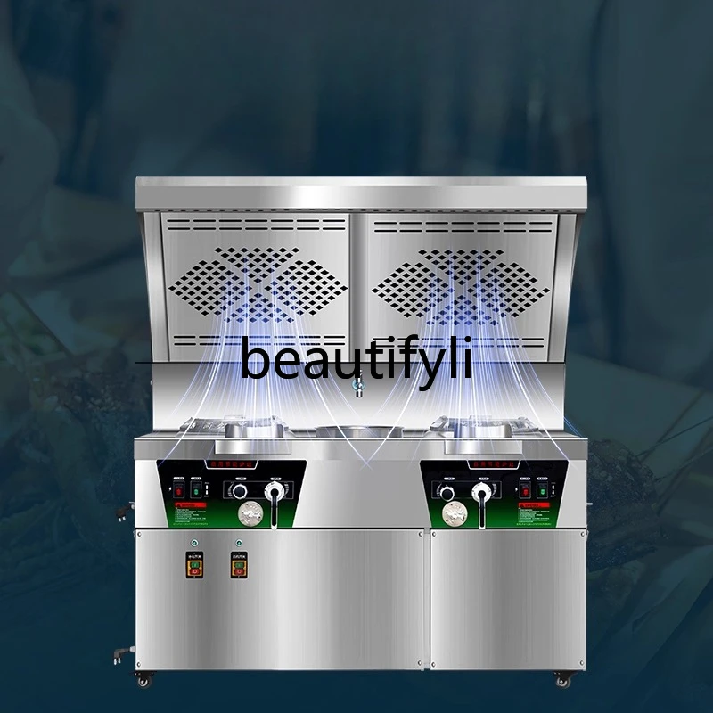 

Oil fume purification integrated stove single stove restaurant fire stove commercial hotel special