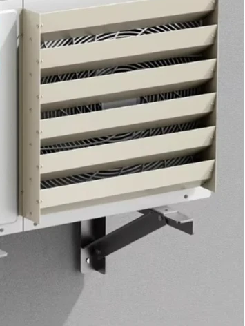 External AC Unit Wind Deflector, Windproof Air Guide Hood for Outdoor Air Conditioning Protection
