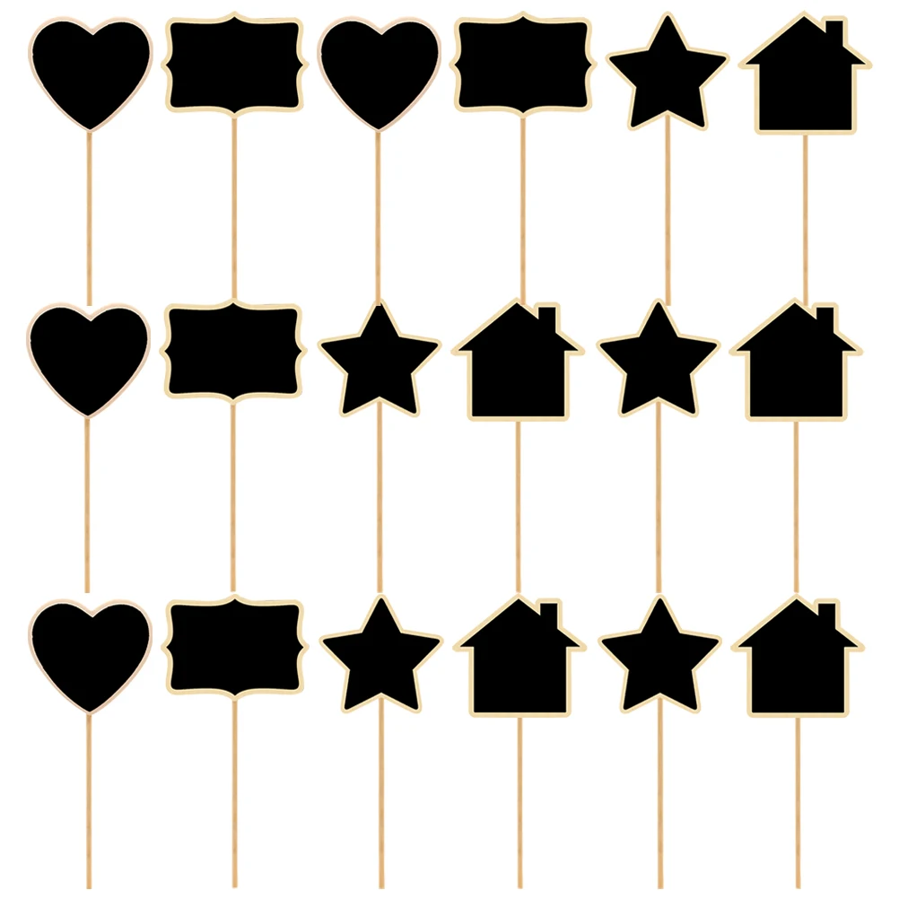 

40Pcs Wooden Plant Labels Chalkboard Garden Markers Plant Tags Flower Bed Inserts Gardening Accessories