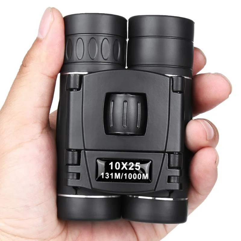 

10x25 Binoculars with Variable Zoom BAK4 Prism FMC Coating Powerful Zoom Telescope for Outdoor Mountaineering and Hunting