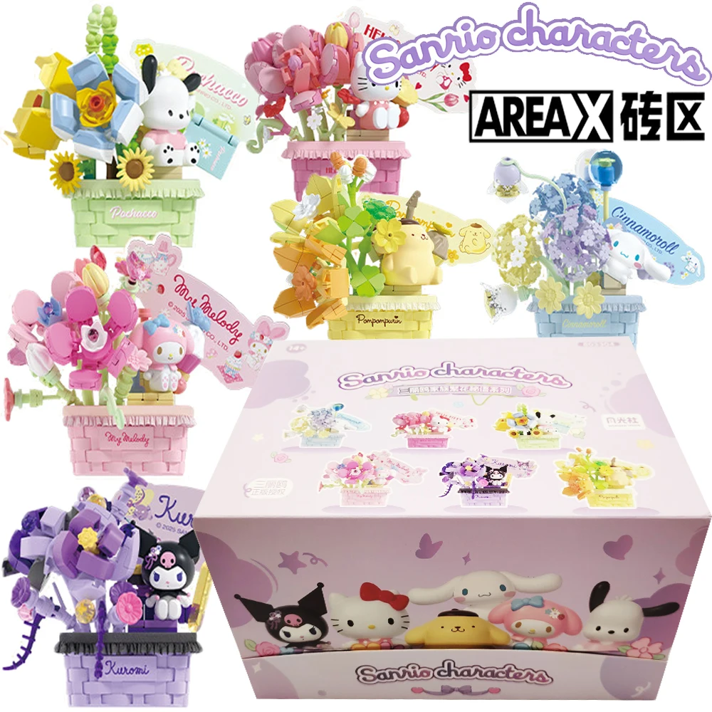 

AREA-X Official Sanrio Exquisite Model Peripheral Blind Box Popular Cartoon IP Characters High Quality Toys Desktop Decor Gifts