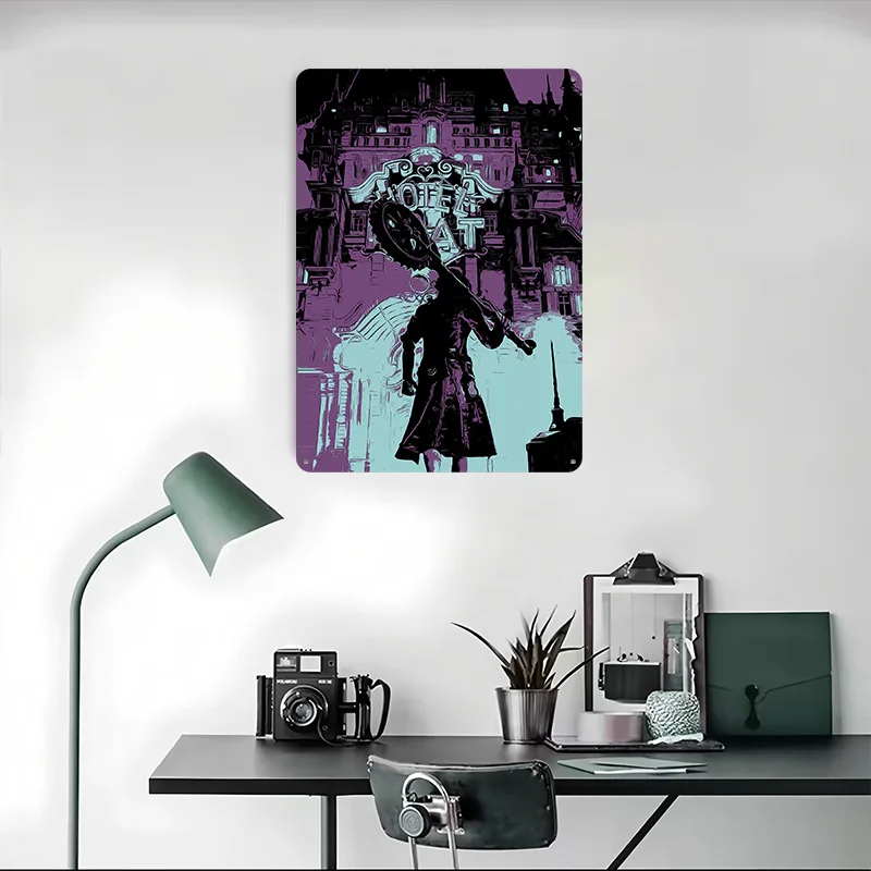 Hotel & Gear Tin Sign Metal Poster Vintage Interior Decoration Customizable Metal Signs for Wall Art Decoration Wand Deko Retro