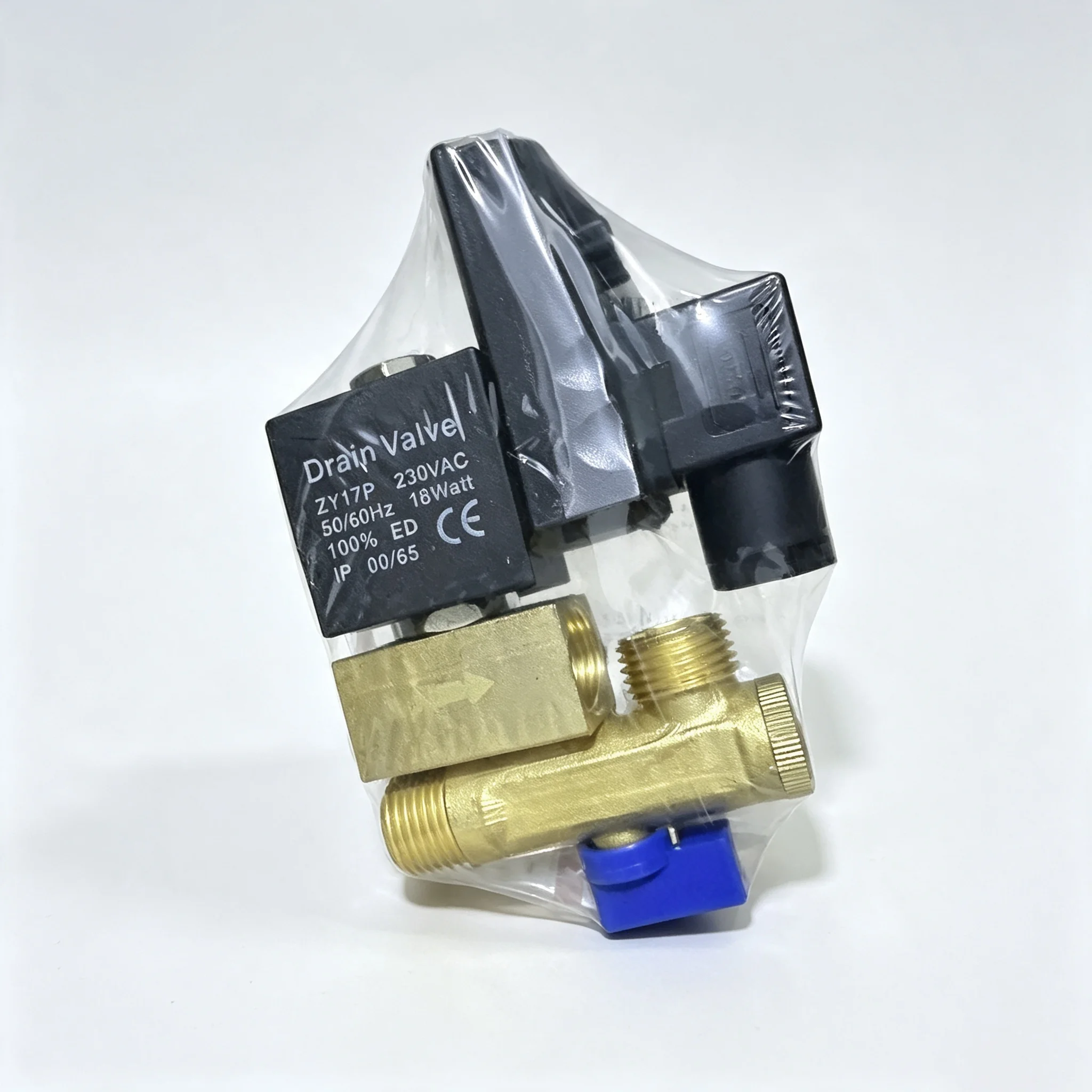 Electric Timer Auto Water Valve Solenoid Valve for Air Compressor Condensate AC 220V 1/2 Inch Electronic Drain Valve