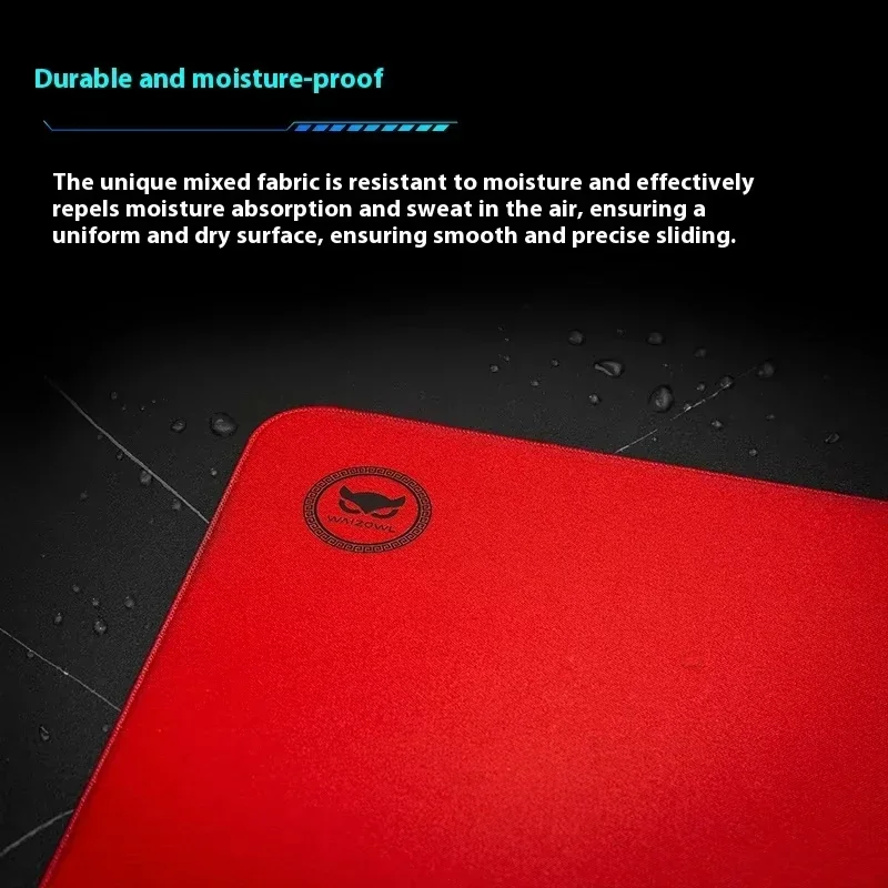 WAIZOWL Fukurou E-sports Mousepad Waterproof and Non-slip Gaming Mouse Pad Table Desk Mat 490*420*3.5mm Custom PC Accessory Gift