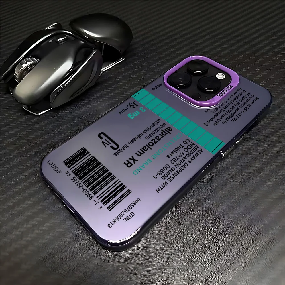 Kreative Alprazolams XR Heißer Telefon Fall Für Xiaomi Redmi 15 15C 14C 13C 12C 13 12 10 A1 A2 A3 A5 9T 9A K60 K40 4G 5G Zurück Abdeckung