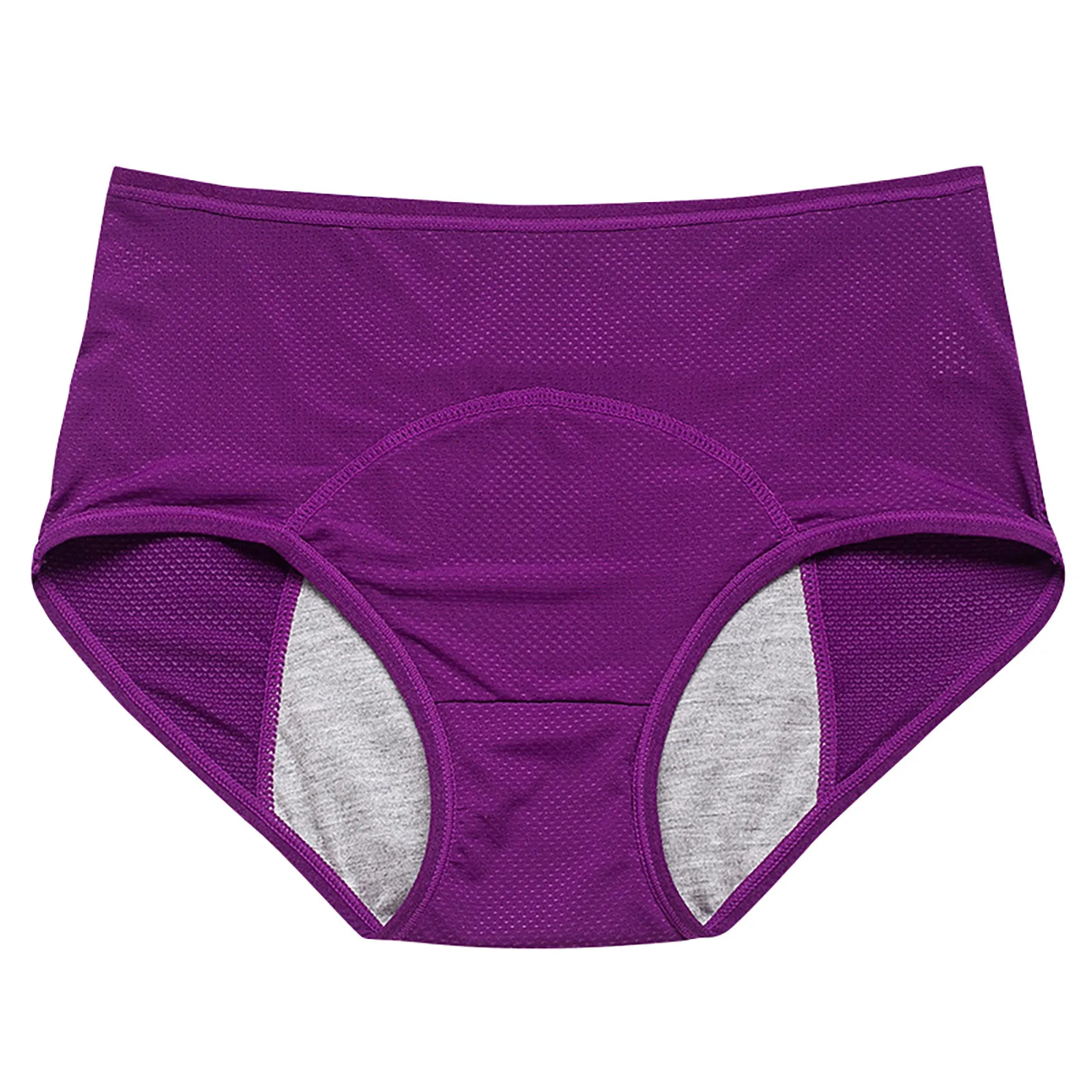 Calzoncillos fisiológicos para mujer, bragas menstruales para niña, bragas a prueba de fugas, ropa interior de seda helada de cintura media, 1 ud.
