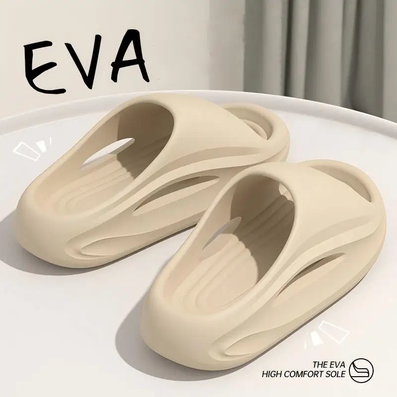 Women's Sports Slippers, New Summer Style, Outdoor Wear, Comfortable Indoor Home Bathroom Non-Slip Thick-Soled Sandals for Women image 3