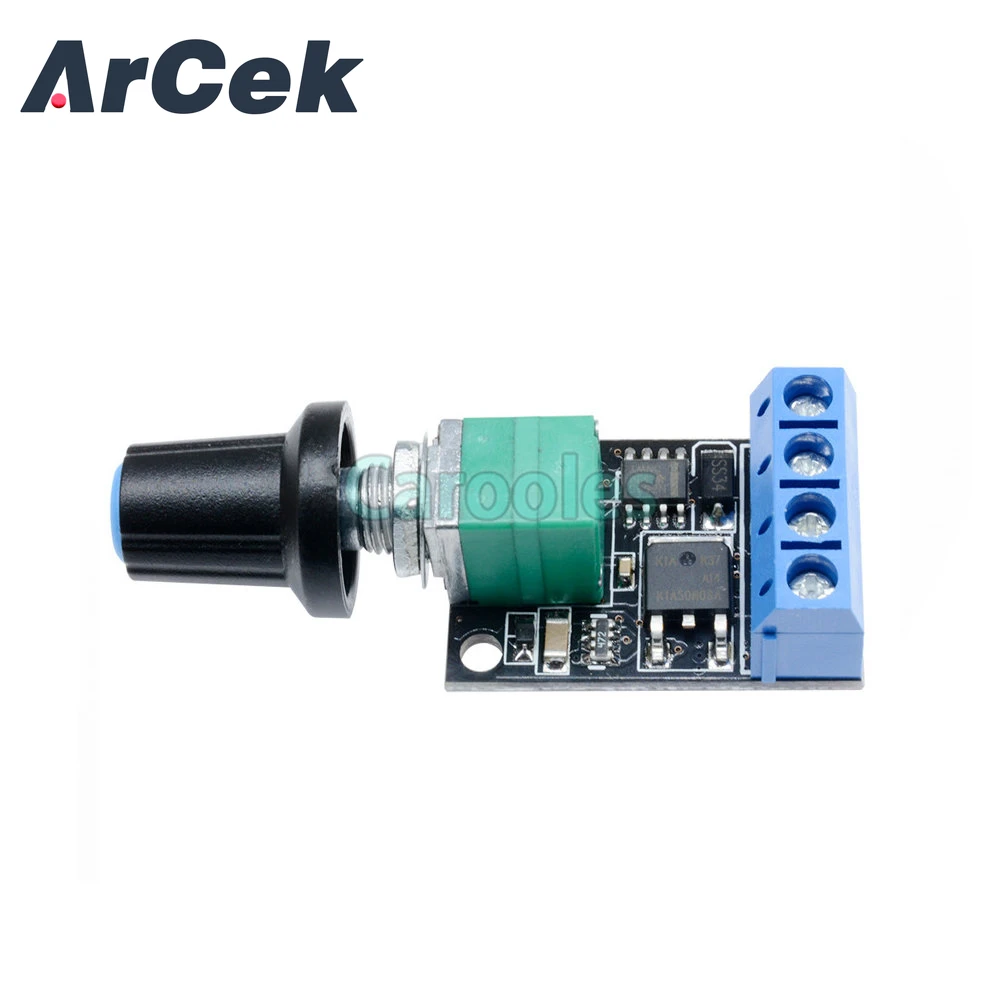 6V 12V 24V 3A DC Motor Speed Controller Module PWM Adjustable Reversible Switch Control Diy Electronic PCB Board