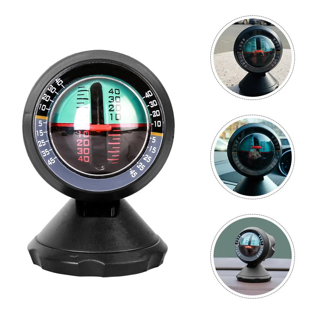 

Slope Meter Car Inclinometer Level Tilt Gauge Vehicle Measure Tool Compact Lightweight Durable Car Inclinometer