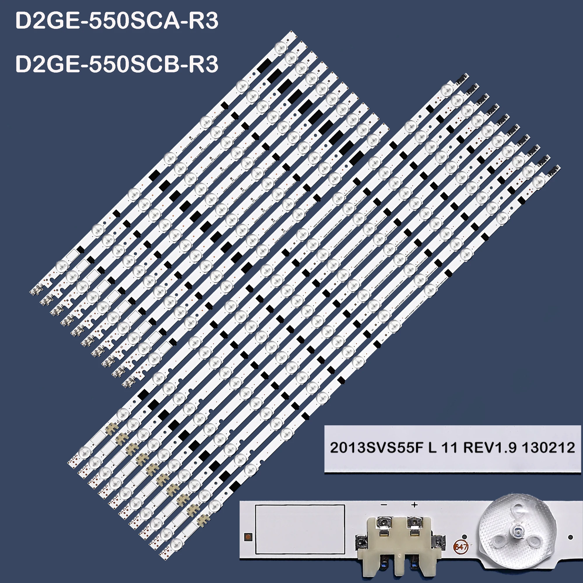 LED-Hintergrundbeleuchtungsstreifen für UA55F6800 UE55F5030 UE55F6100 UE55F6105 UE55F6170 UE55F6320 UE55F6340 UE55F6345 UE55F6400 UE55F6470