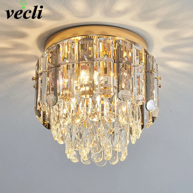 

Passage Crystal Chandelier, Corridor Entrance Foyer, Passage Light, Luxury Closet Lighting, Balcony Light