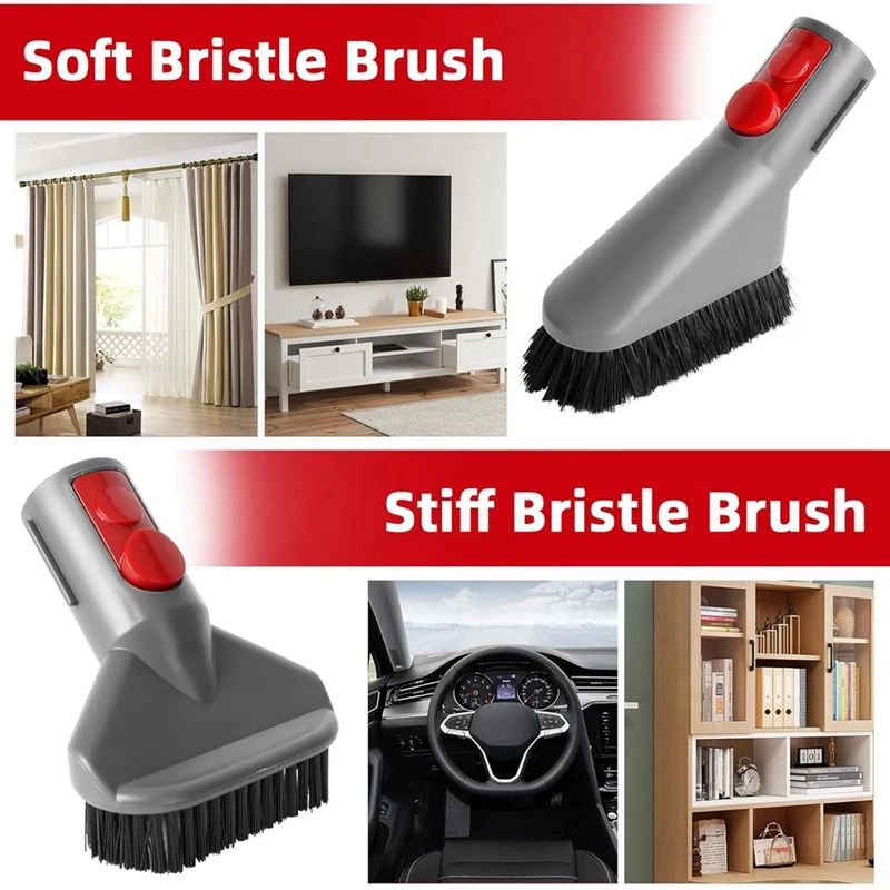 【Berserkk】ダイソン V7 V8 V10 V11 用、アクセサリーセット ブラシノズル、家や車内を清潔にするオールインワンソリューション