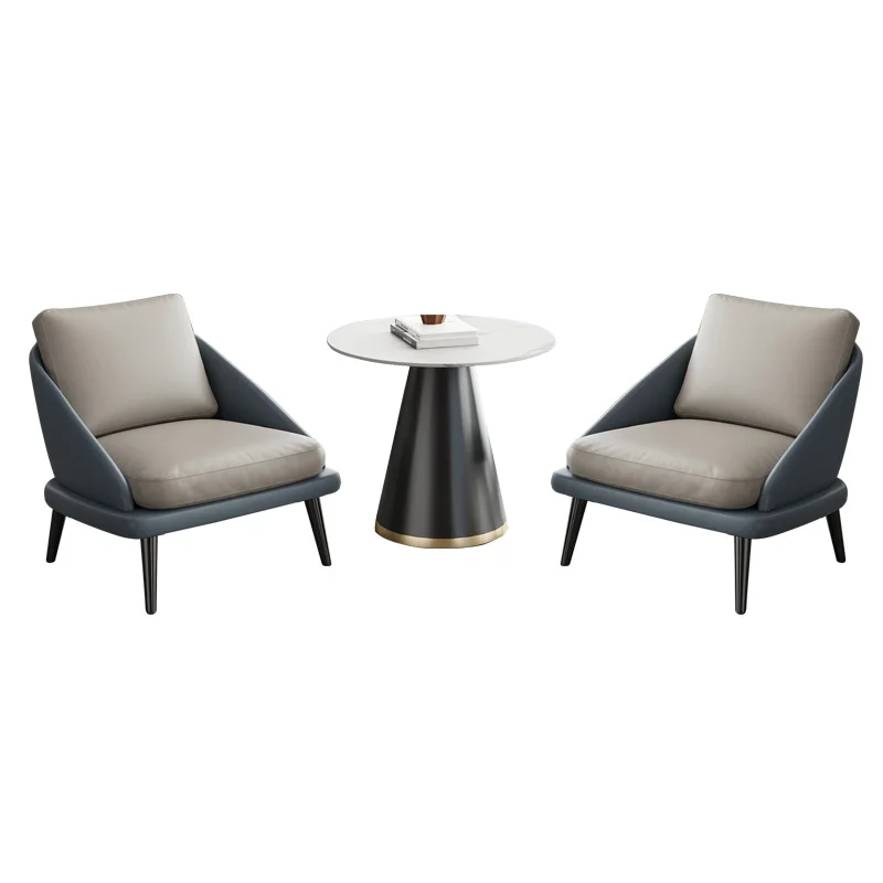 Light luxury sofa chairs, hotel business reception, single sales office, beauty salon, leisure reception, negotiation of sofa