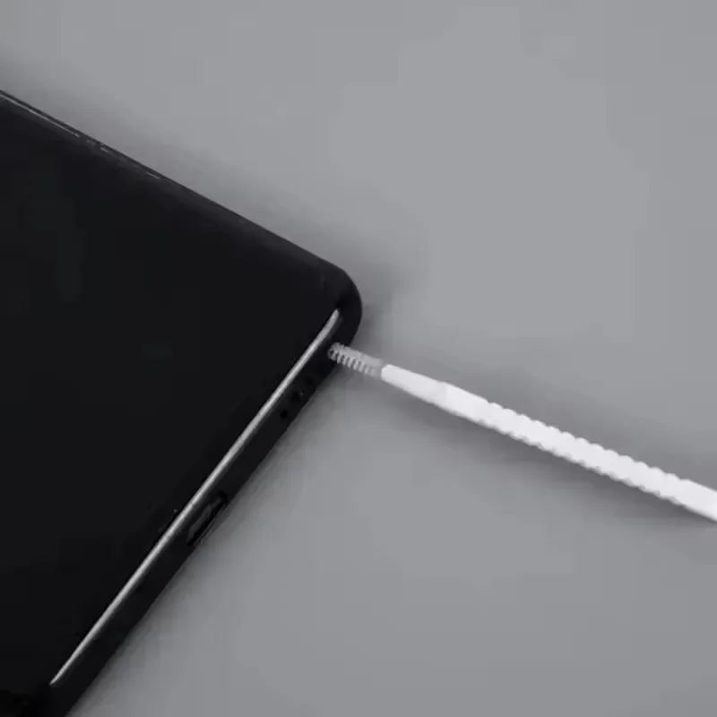 1/10PCS Charging Port Dust Plug with Cleaning Brush for iPhone 17 16 15 Pro Max Plus Samsung S26 iOS Type C USB Cleaner Set view 5