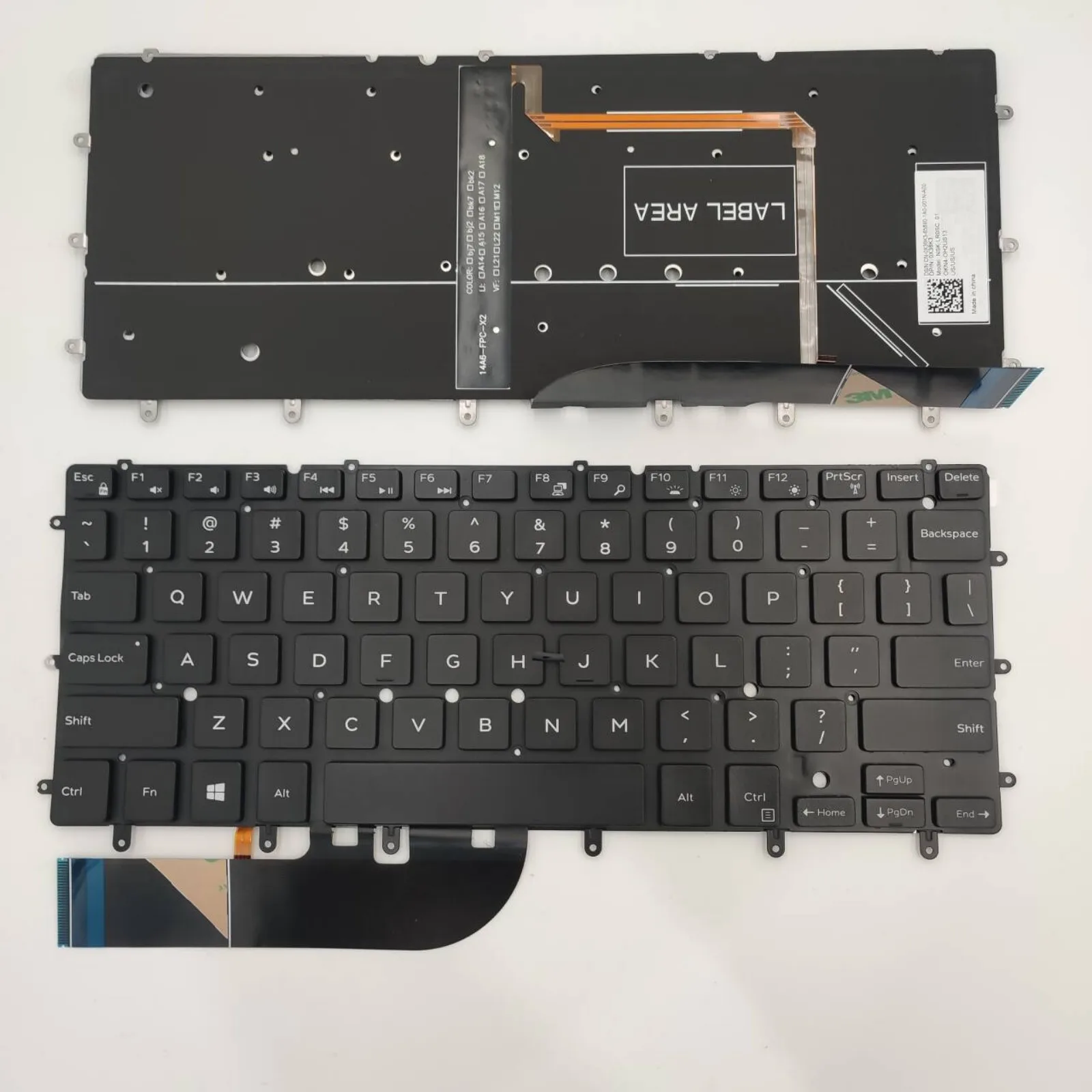 Teclado de laptop com layout dos EUA para Dell XPS 13 9343 9350 9360 Inspiron 13 7347 7348 7359