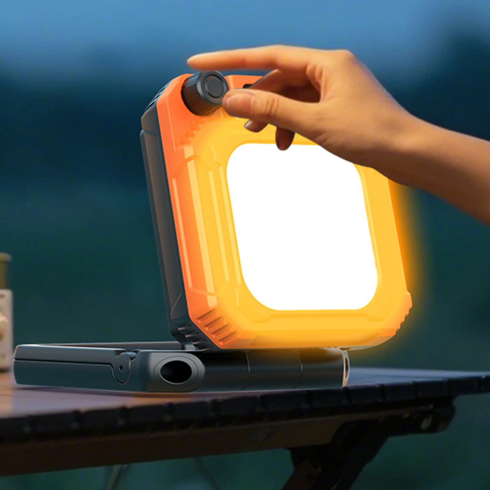 

Ручной светильник для палатки, перезаряжаемый мини-фонарик с подставкой, лампа для кемпинга, уличная аварийная лампа