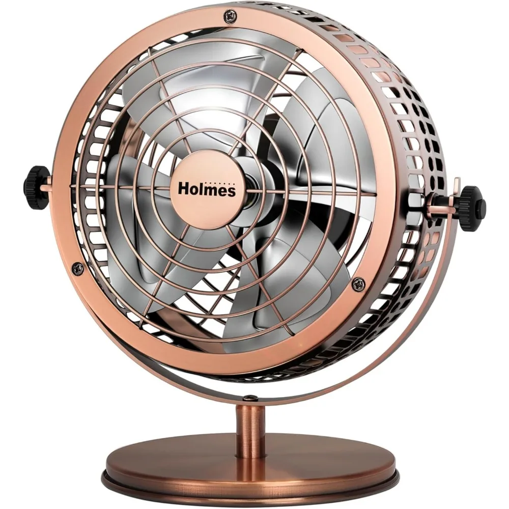 Fan, 6" Table Fan, 2 Speeds, 4 Blades, Adjustable 145° Head Tilt, Ideal for Home, Bedrooms, Dorm Rooms or Office, Fan