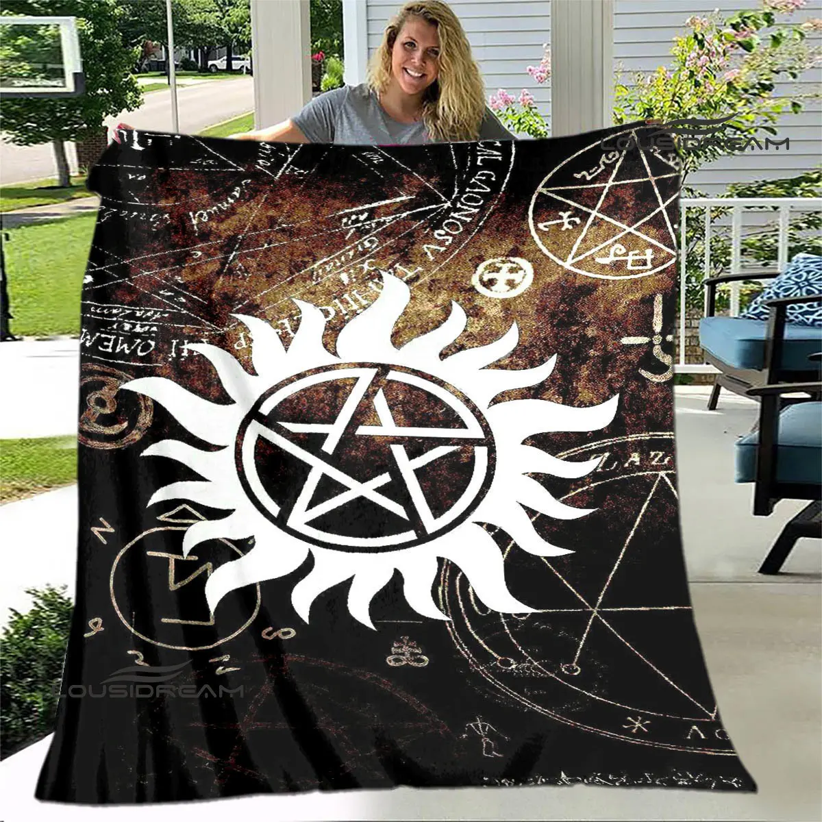 Supernatural Join the Hunt printed blanket Warm blanket Flange blanket Soft and comfortable blanket picnic blanket birthday gift