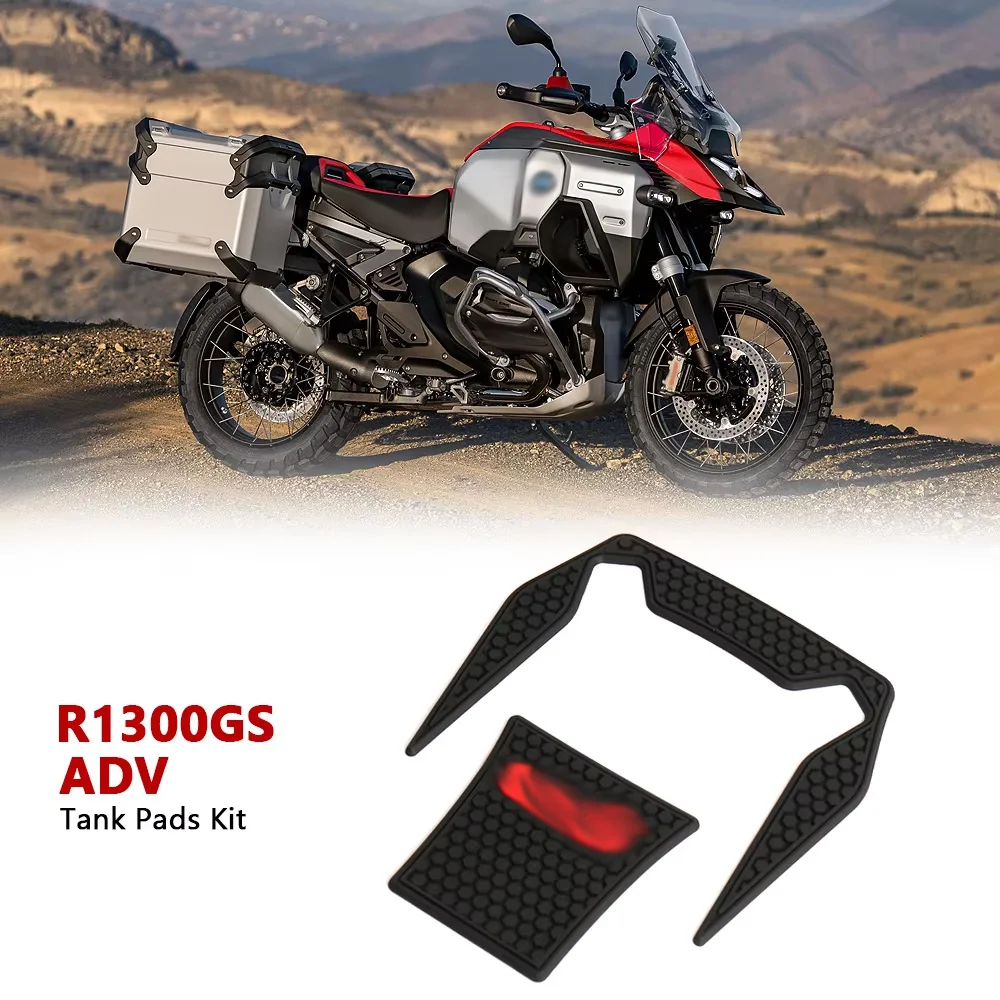 

Motorcycle Accessories Non-slip Side Fuel Tank Stickers Waterproof Pad Rubber Sticker For BMW R1300GS ADV R 1300 GS Adventure