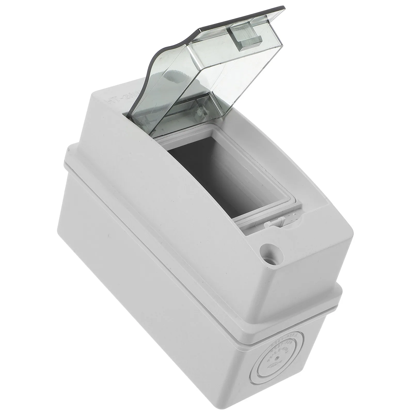 Modern Sleek 2 Way Power Distribution Box Pc ABS Construction Easy Install Weatherproof Electrical Enclosure Small Plastic - view 4