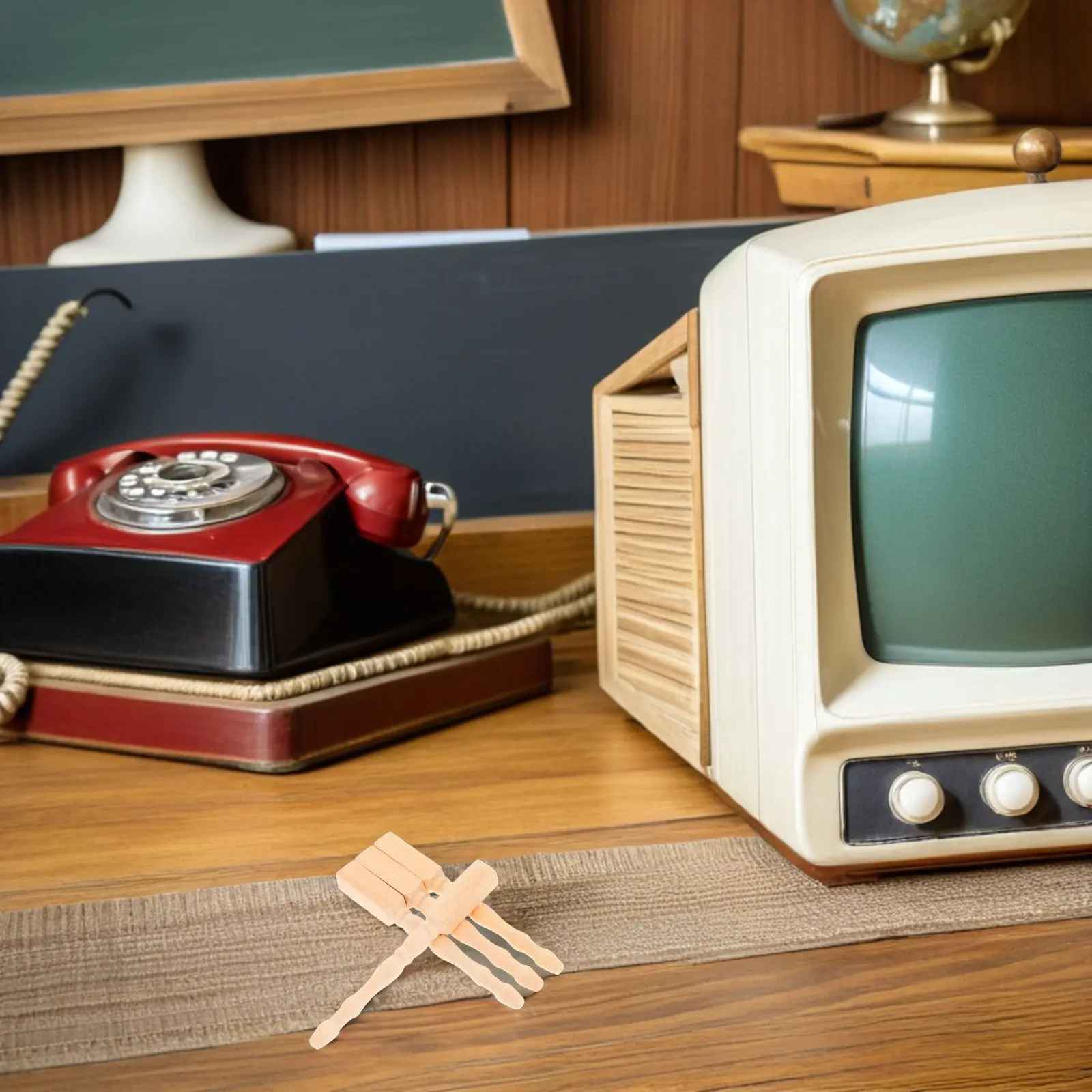 

12Pcs Miniature Wooden Table Legs Dollhouse Furniture Legs 1:12 Scale Mini Desk Feet Dollhouse Furniture Hardware