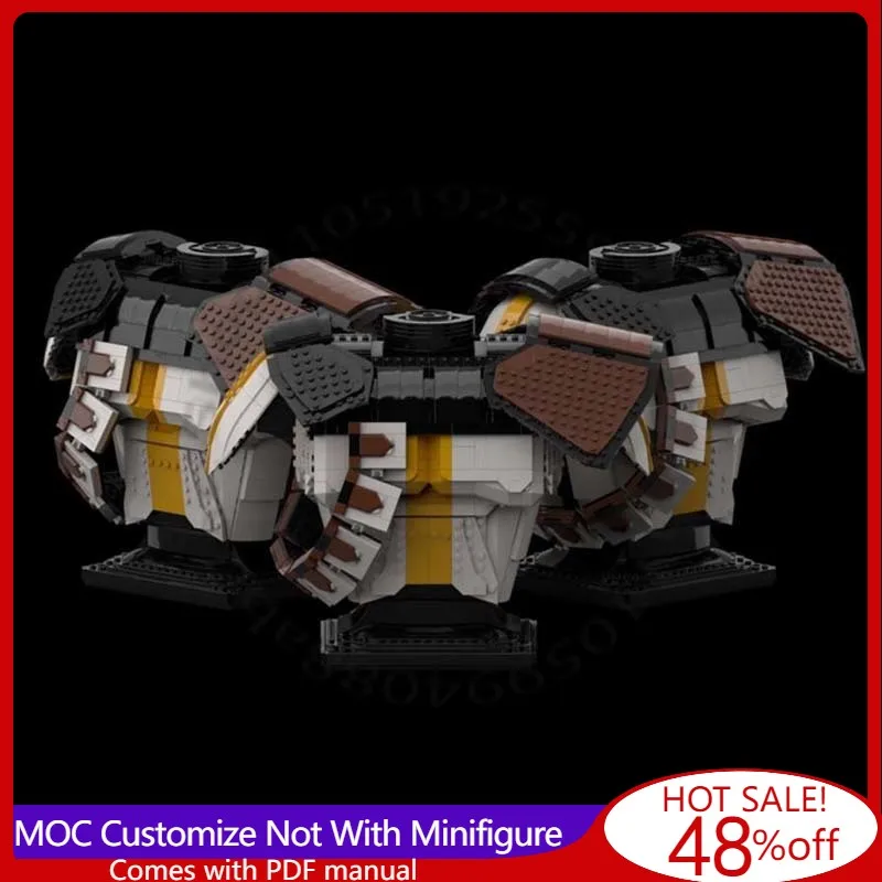 

1742 деталей: Модульный конструктор MOC «Шлемы Клоноводов» — популярная развивающая игрушка для мальчиков, подарок на день рождения