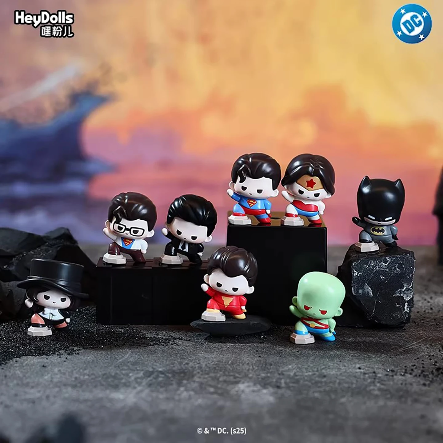 Nieuwe Supaly Dc Guardians Of Justice Batman Arkham Serie Mini Figuur Blind Bag Joker Harley Quinn Barbara Collectible Figure Toy