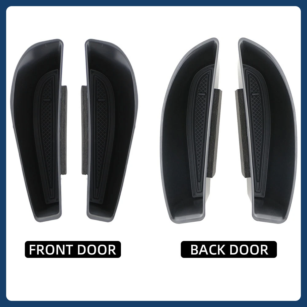 ل Volkswagen VW ID.3 ID.4 2022-2025 الجبهة الخلفية مقبض الباب صندوق تخزين حامل الجانب مسند الذراع المنظم الحاويات اكسسوارات السيارات #5