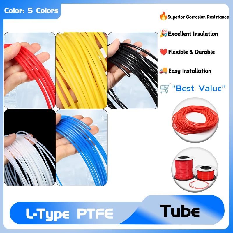 

Heat Protector Temperature Corrosion Resistant Pipe 30L - 8L PTFE Tube 2.5KV 150V F46 Insulated Heat Protector Capillary 1~100m