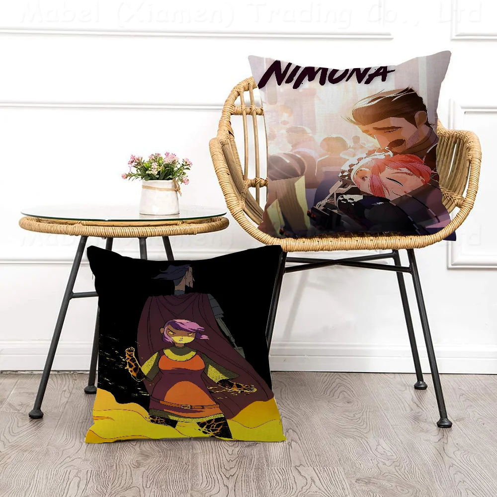 

N-NimonaCushion Cover Pillow Cover Decor Pillowcase Printed Cushion Case For Couch