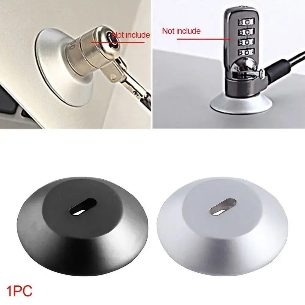 Professional Round Laptop External Lock Zinc Alloy Anti-theft Laptop Lock Plate Durable Security Lock Office Security