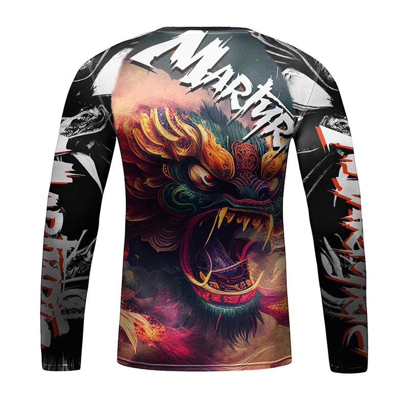 Bjj Rashguard Jiu Jusit T-shirt +Pants Sets Kids MMA Boxing Muay Thai Shorts Rash guard For Children MMA Compression Clothing