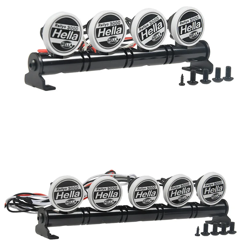 N15R-Multi-Function Bright LED Light Lamp Bar For 1/10 RC Crawler Traxxas TRX-4 TRX4 SCX10 RC Crawler RC Car