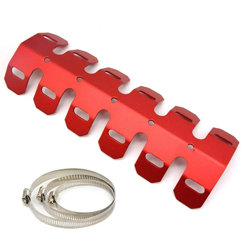 Cnc 25cm-49cm Auspuffs chutz Schall dämpfer Rohrs chutz abdeckung Hitzeschild für Honda Cr 80 85 crf 250r 250x 450r 450x