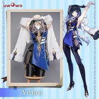 LAST BATCH UWOWO Genshin Impact Yelan Cosplay Costume Game Liyue Hydro Yelan Costume Lovely Halloween Party Role Play