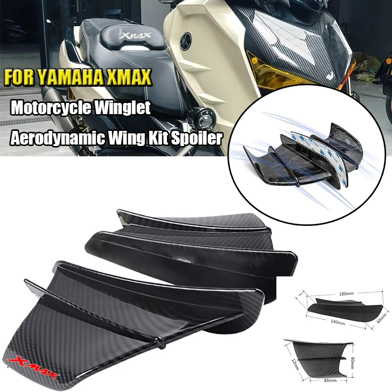 

For YAMAHA XMAX300 XMAX X-MAX 300 2023-2025 Racing Wind Wing Deduct Shield Side Wind Spoiler Deductor Wing ﻿