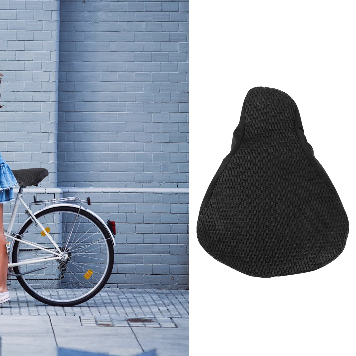 Car Seat Cover Bike Saddle Cushion Kids' Bicycles Accessories Mesh Sponge Honeycomb Child Excercise