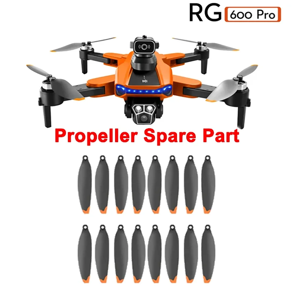 RG600 PRO HD Brushless Obstable Avoidance Drone Original Propeller Props Maple Leaf Wing Blade Spare Part 8PCS/Set