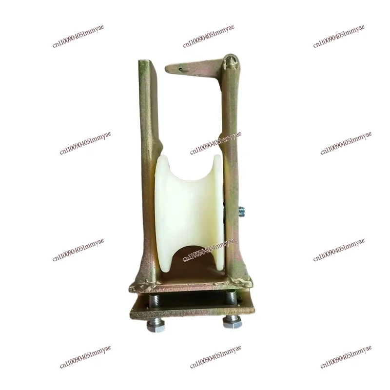 Stranded aluminum cable construction pulley hanging widening roller