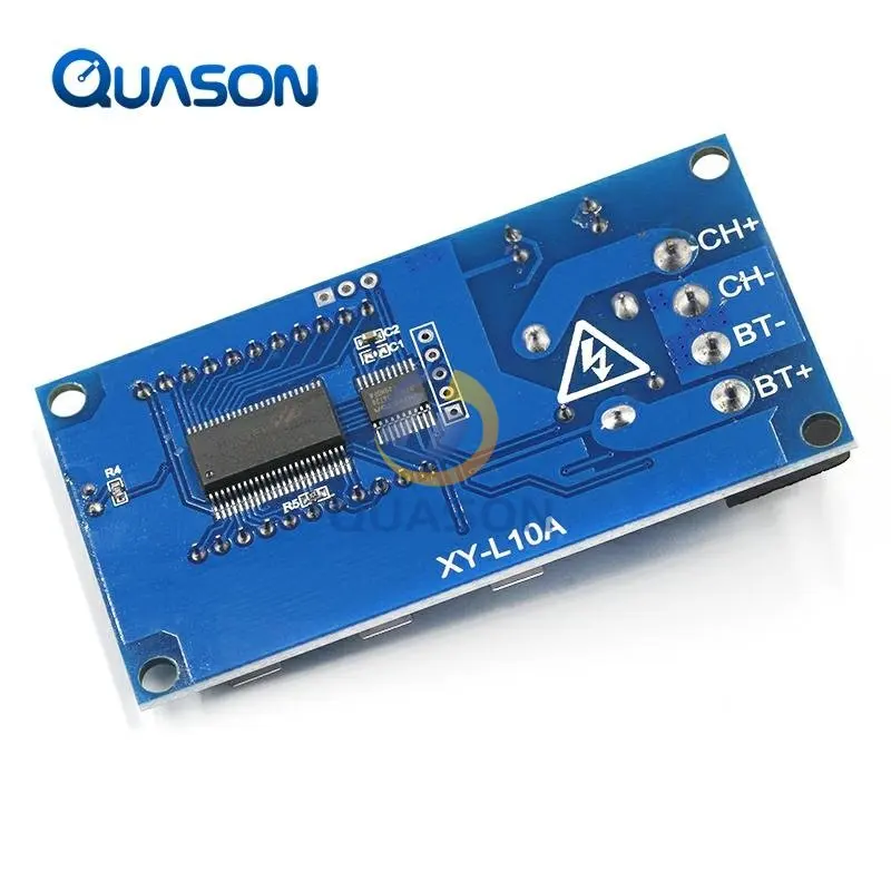 6-60v 10A Lithium Battery Charge Control Module Controller Protection Board with Overcharge Protection Switch XY-L10A