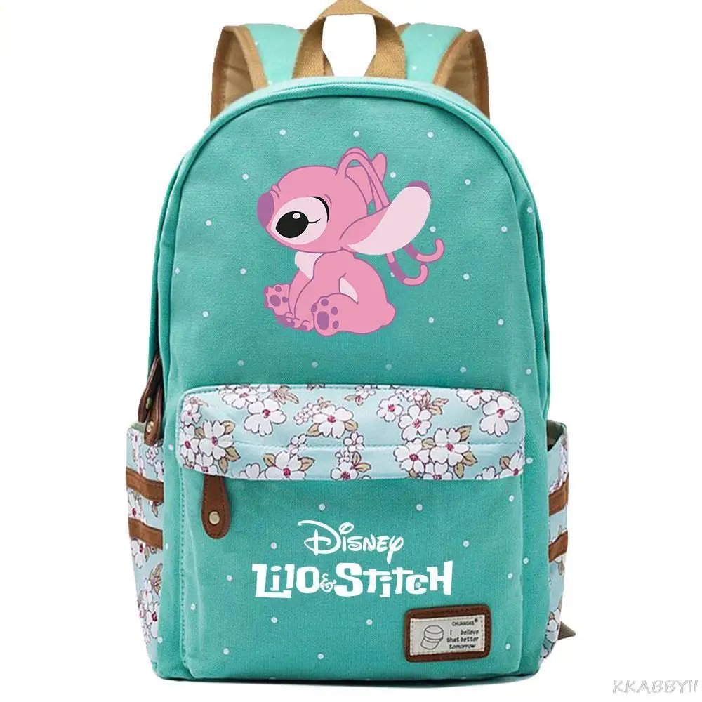 Disney Stitch Backpack School Bag Cartoon Backpack Travel Backpack Student School Bag Boys Girls Backpacks